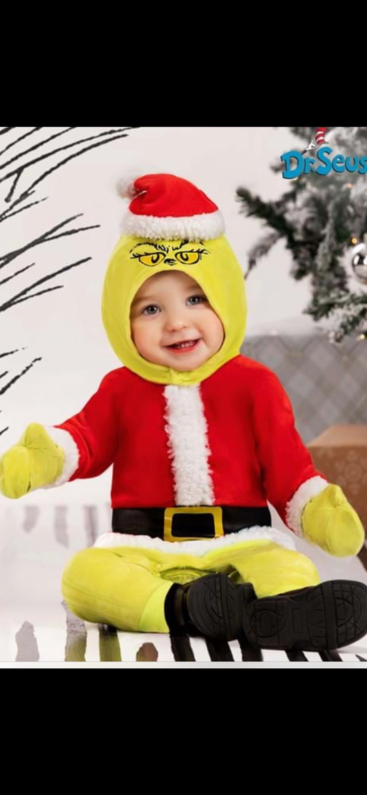 SANTA GRINCH INFANT COSTUME