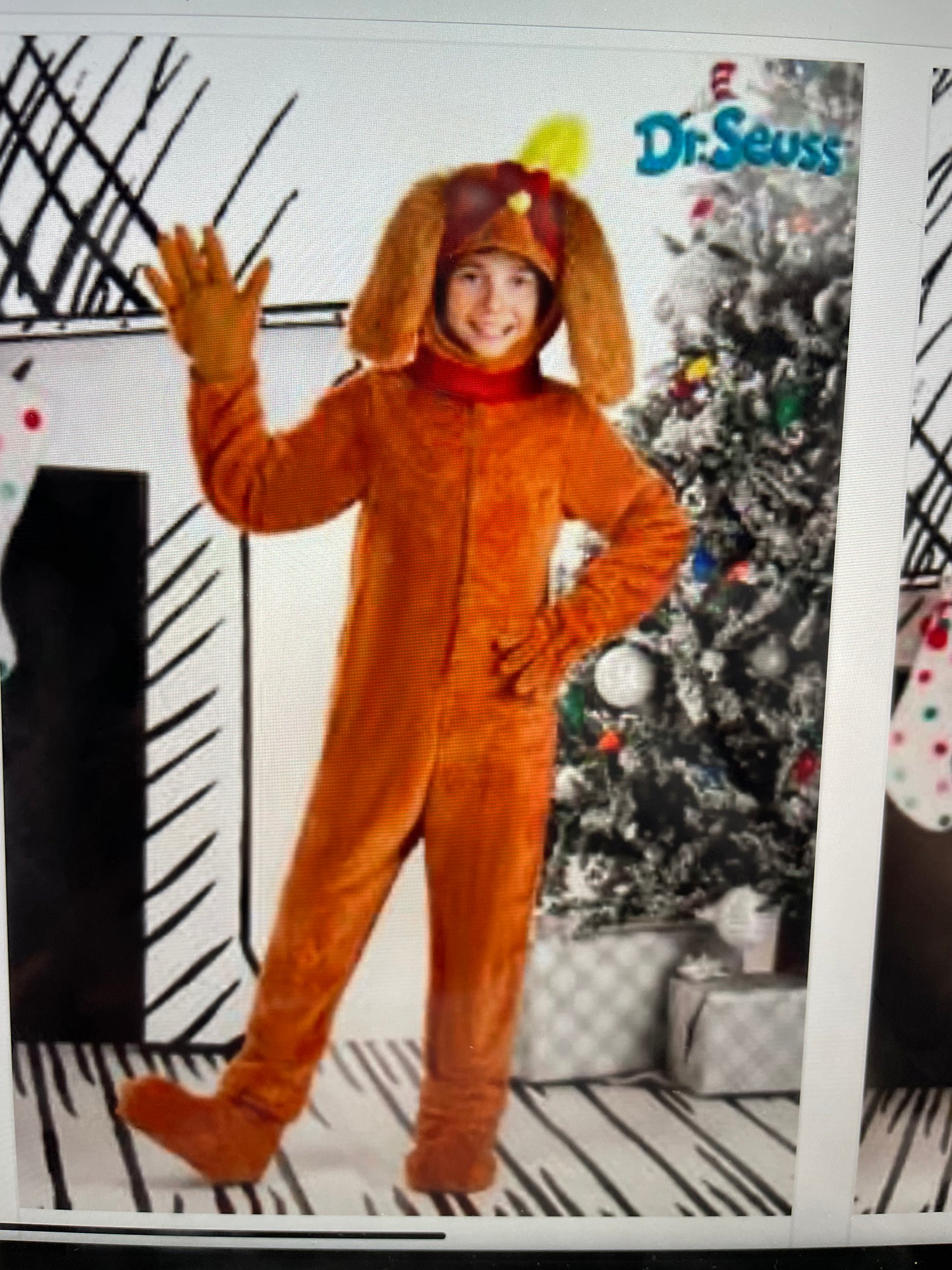 MAX FROM THE GRINCH COSTUME