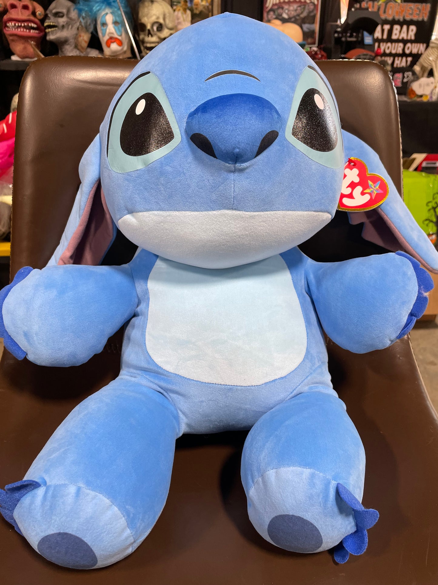 LARGE STITCH BEANIE BABY (BEANIE BUDDY)