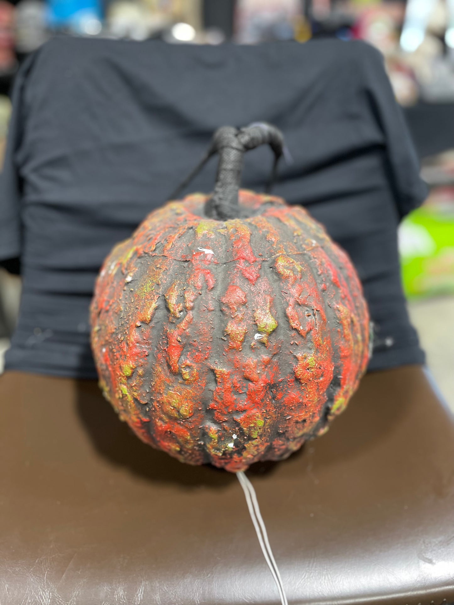 FOAM PUMPKIN WITH LIGHT AN SOUND