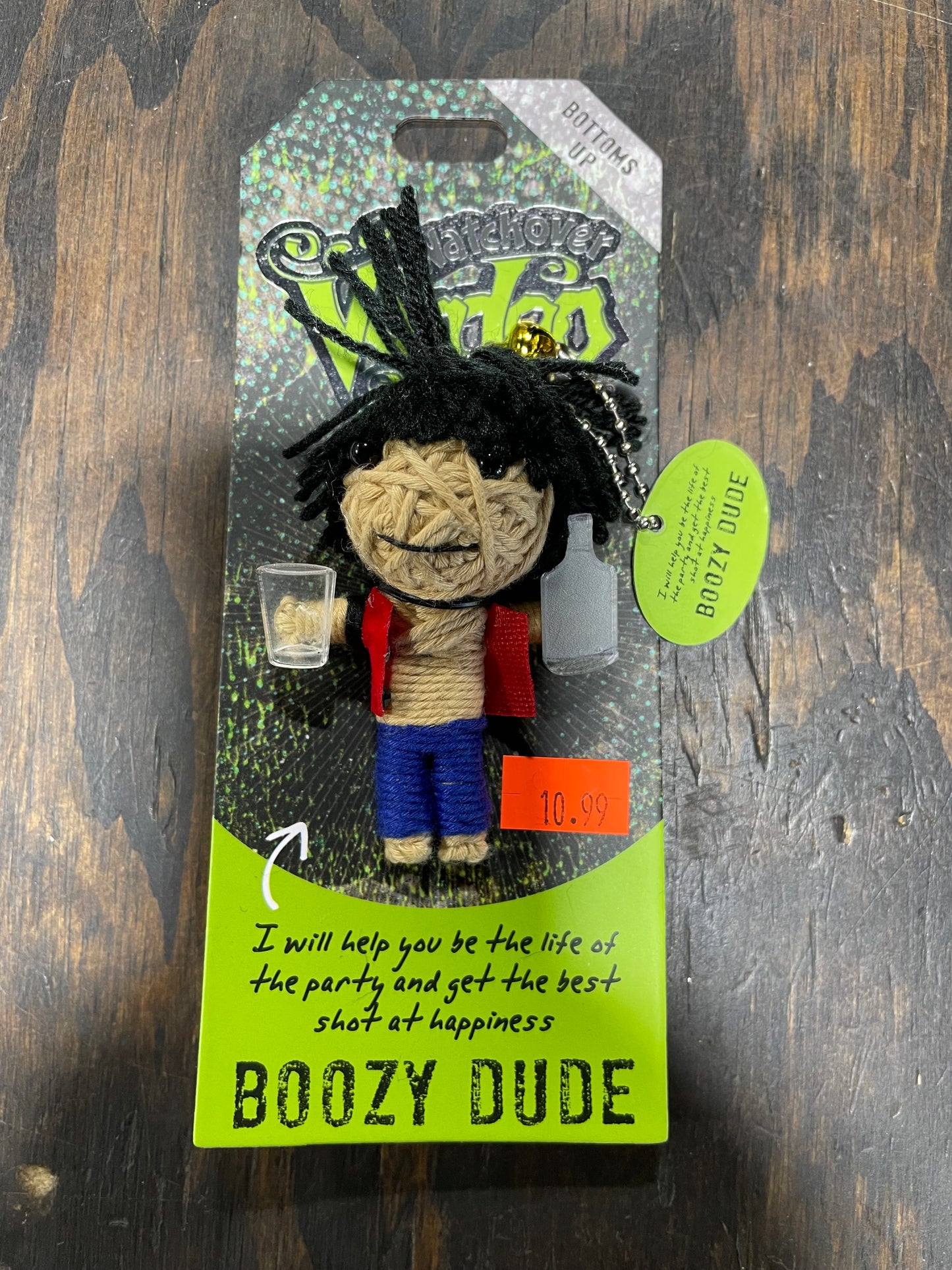 BOOZY DUDE WATCHOVER VOODOO KEYCHAIN