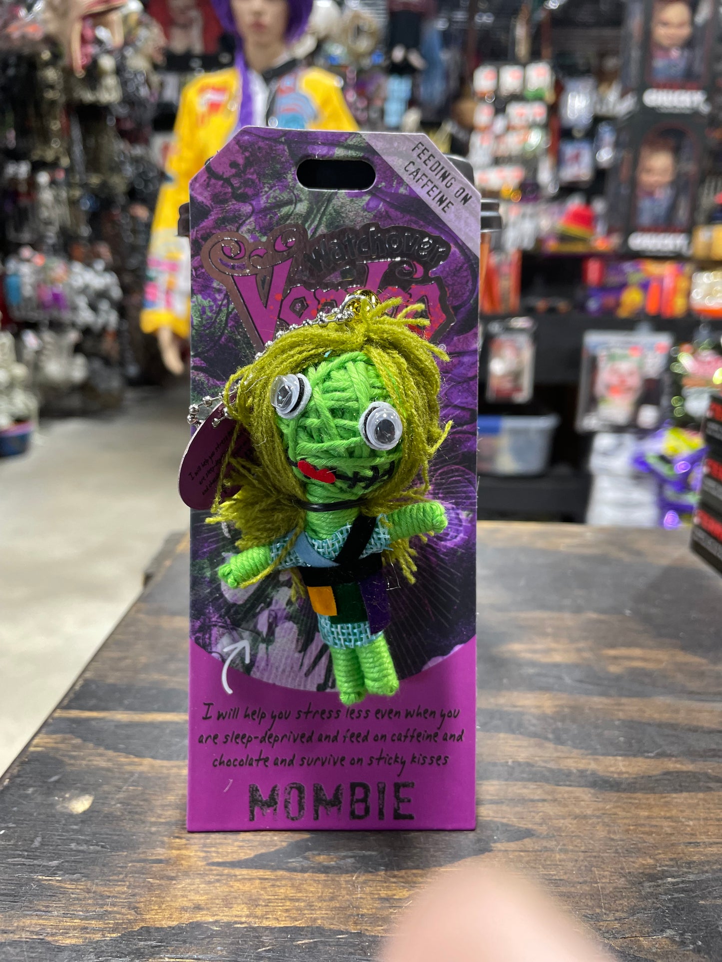 MOMBIE WATCHOVER VOODOO KEYCHAIN