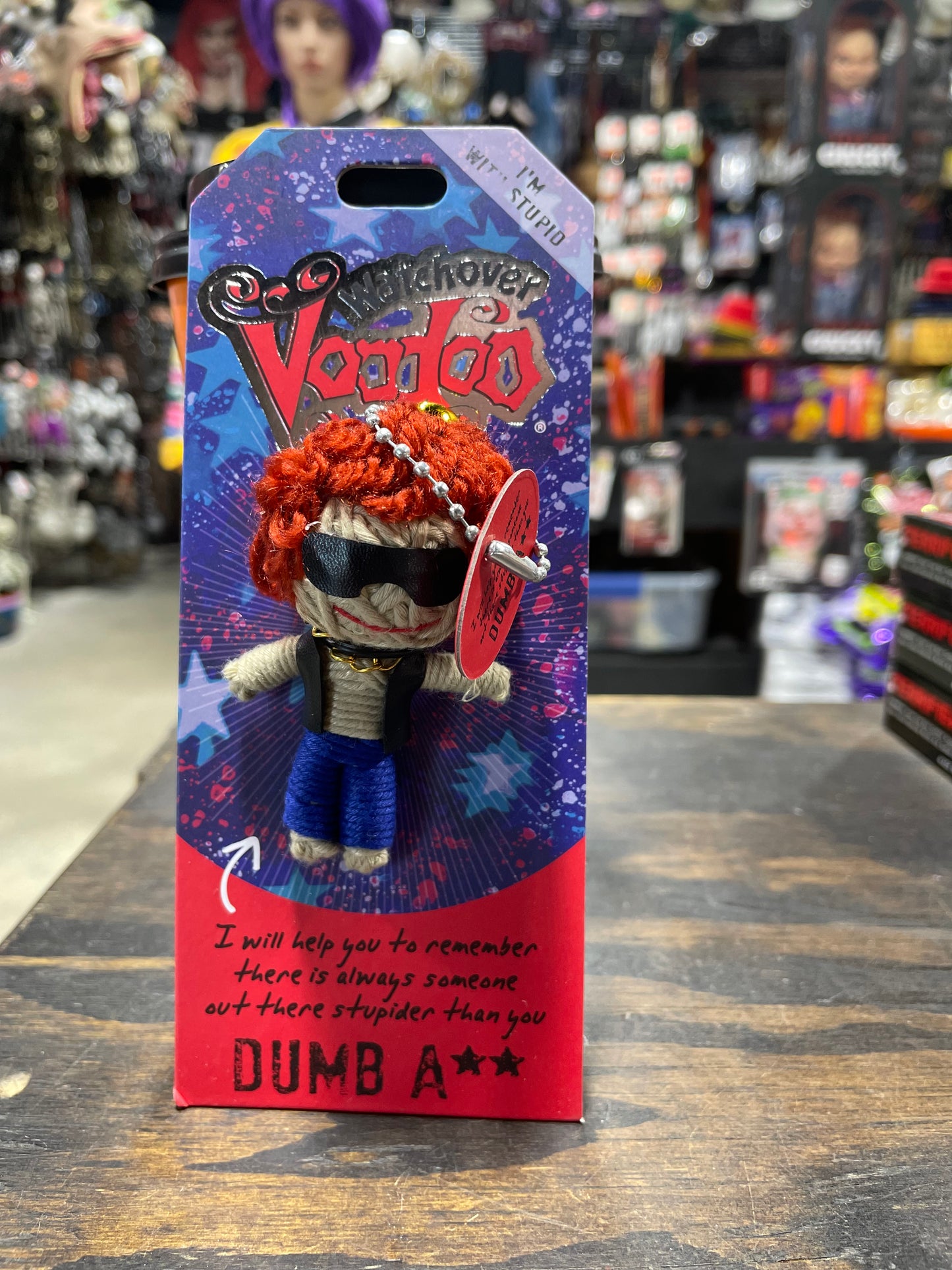 DUMB A** WATCHOVER VOODOO KEYCHAIN