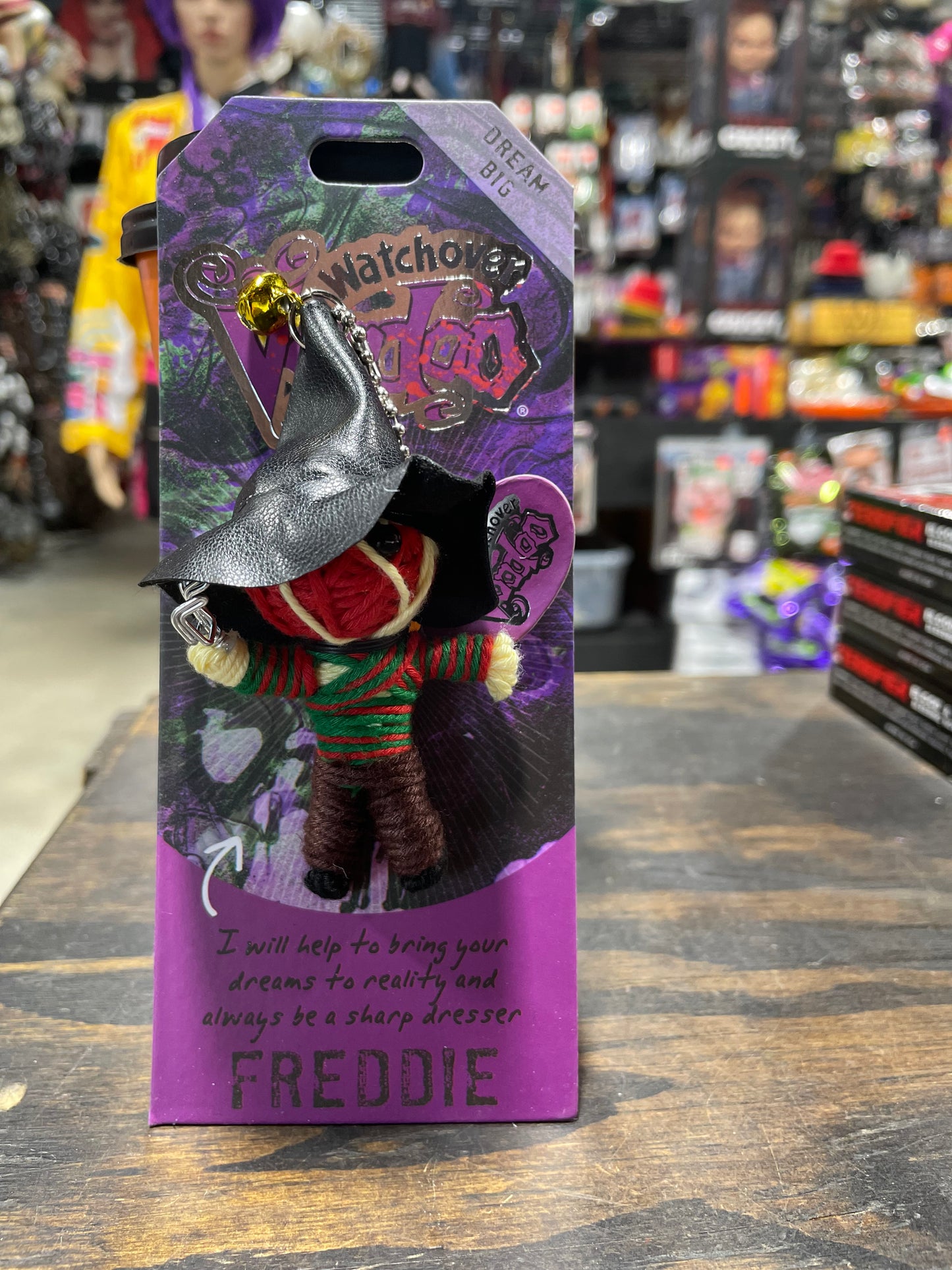 FREDDIE WATCHOVER VOODOO KEYCHAIN