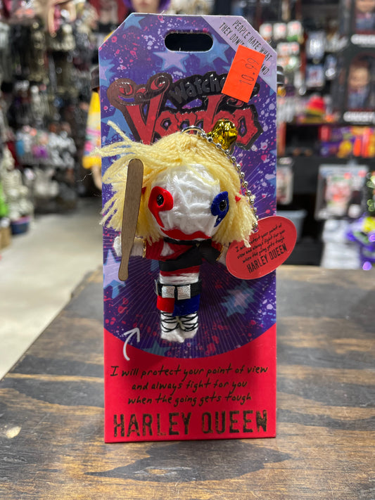 HARLEY QUEEN WATCHOVER VOODOO KEYCHAIN