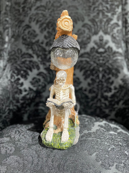 SKELETON AND TREE FIGURINE