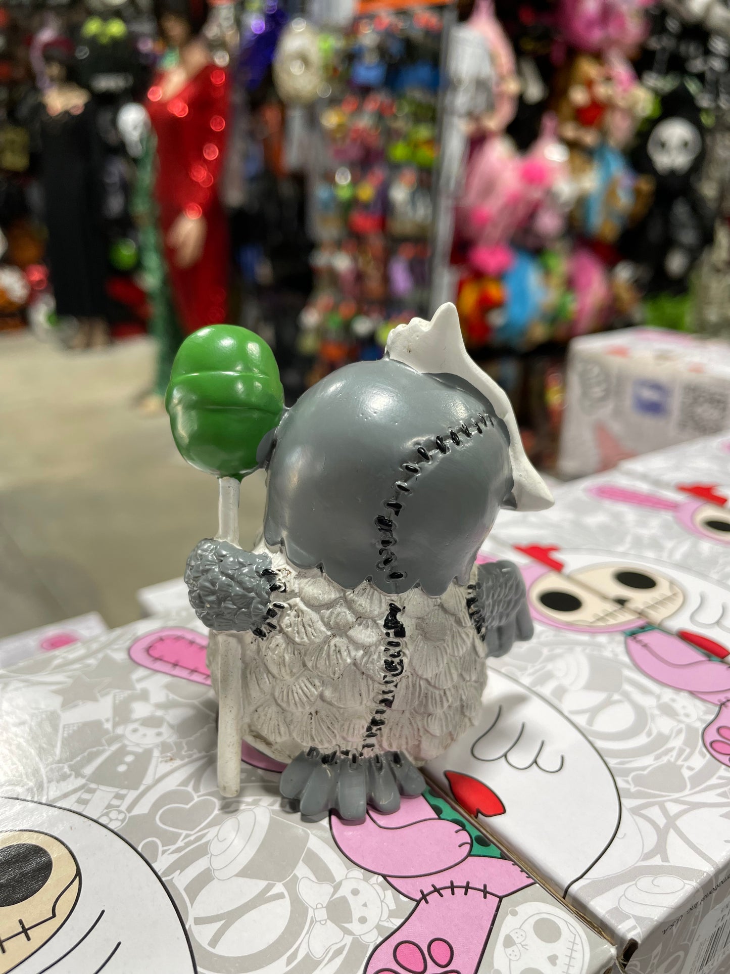 FURRYBONE SNOW HOOTIE FIGURINE