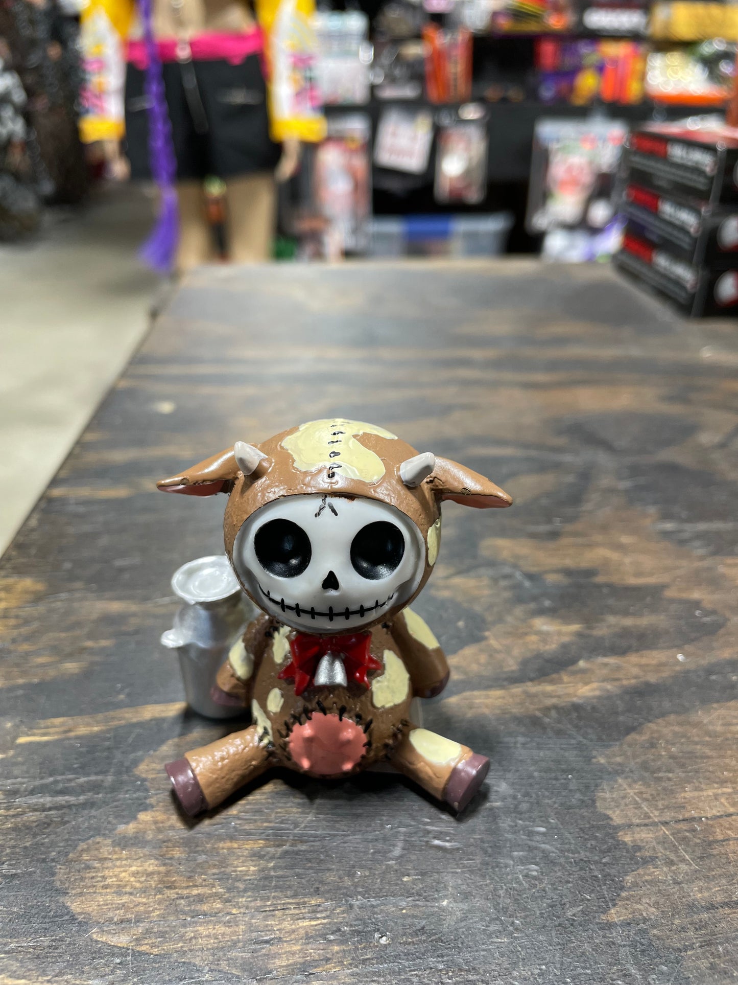 FURRYBONE BROWN MOO-MOO FIGURINE