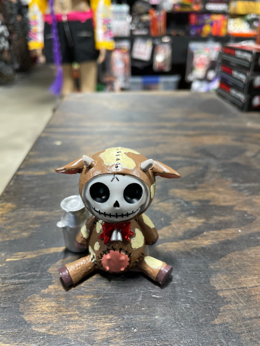 FURRYBONE BROWN MOO-MOO FIGURINE