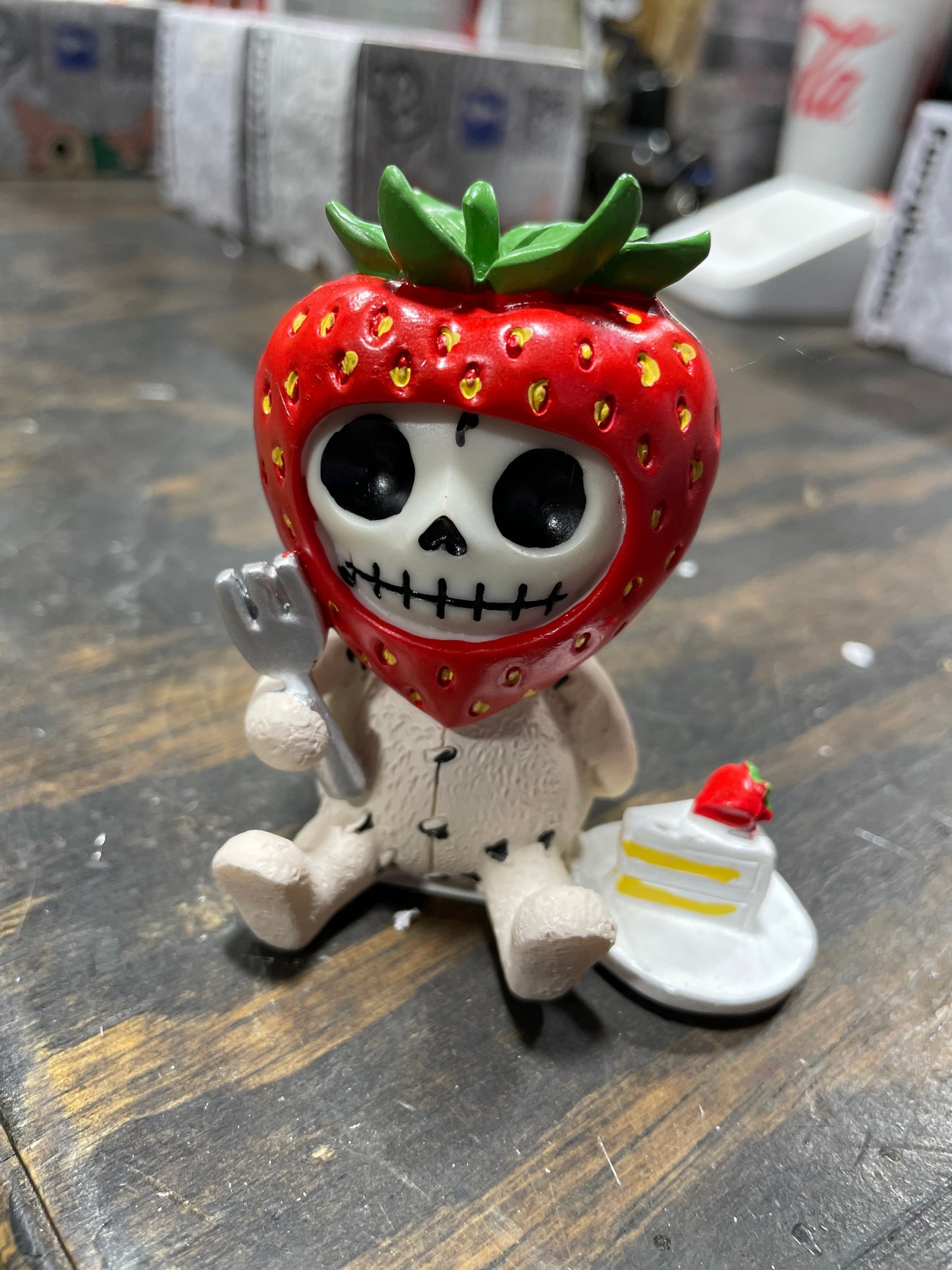 FURRYBONE STRAWBERRY FIGURINE