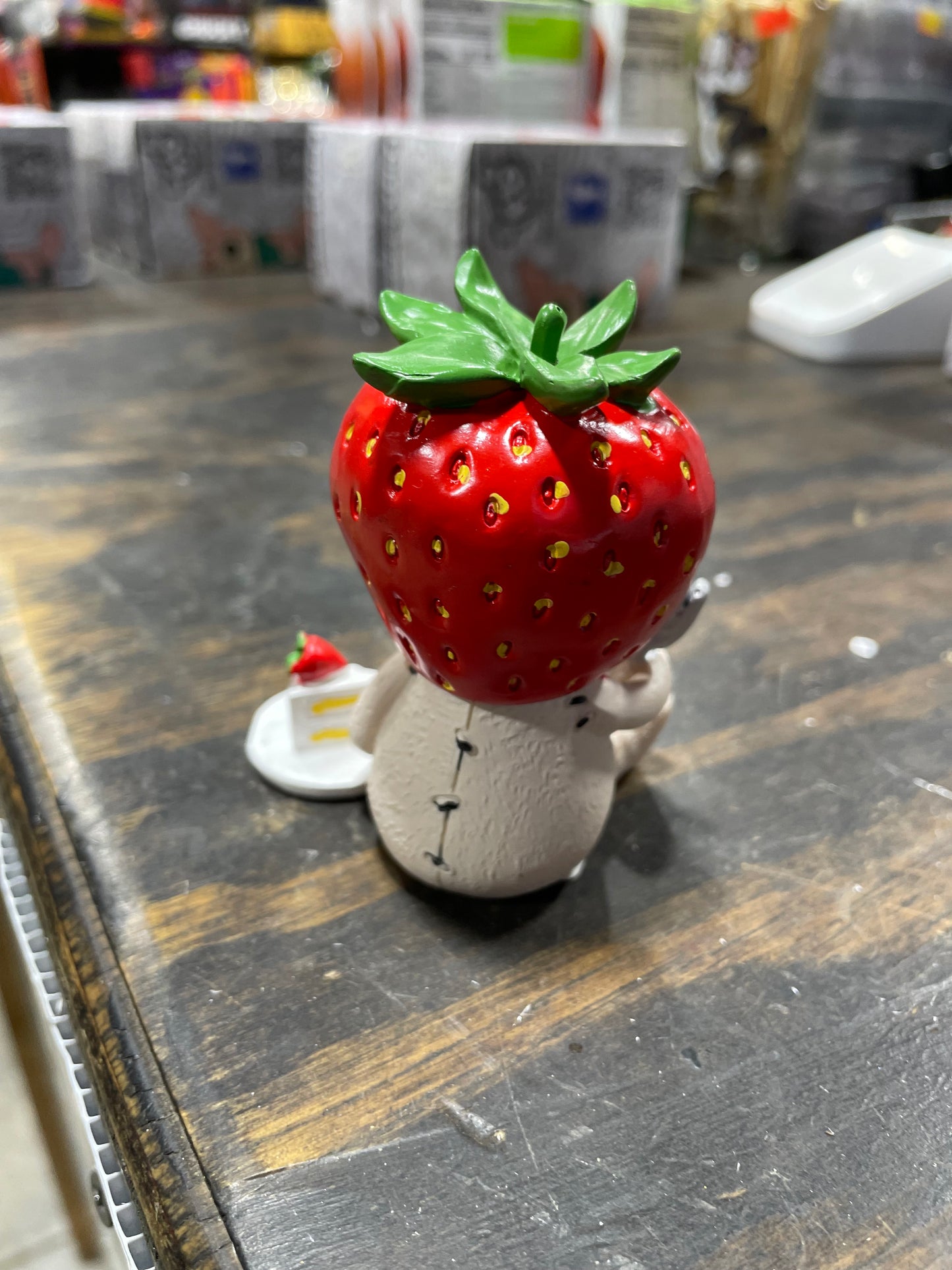 FURRYBONE STRAWBERRY FIGURINE
