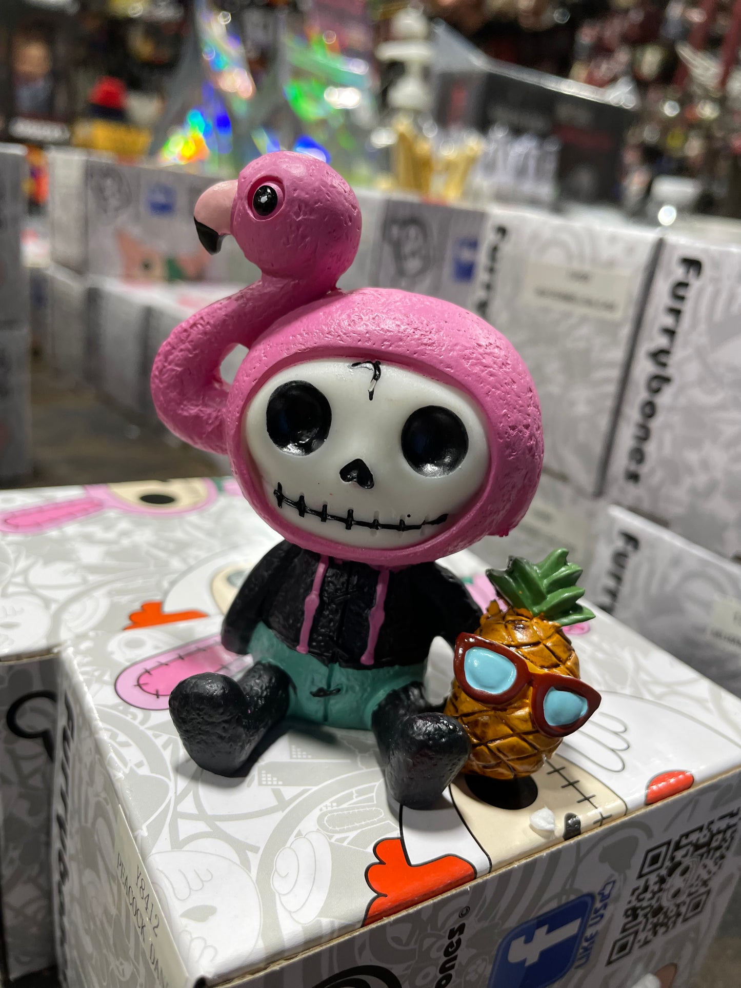 FURRYBONE FLAMINGO STAR FIGURINE