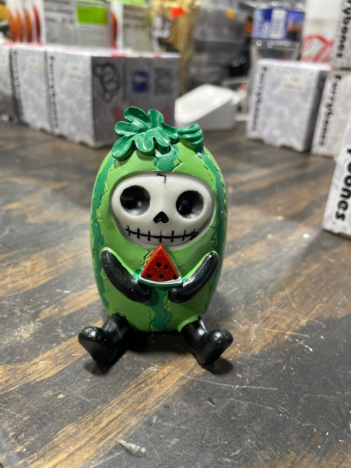 FURRYBONE WATERMELON FIGURINE