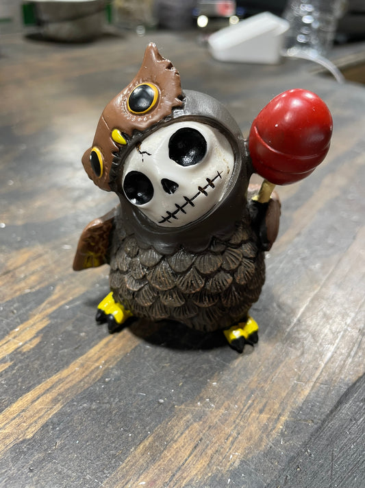 FURRYBONE HOOTIE FIGURINE