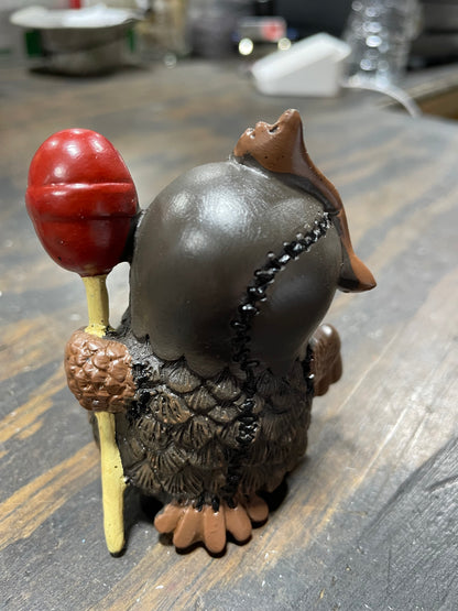 FURRYBONE HOOTIE FIGURINE