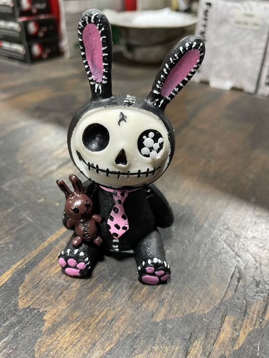 FURRYBONE BLACK BUN-BUN FIGURINE