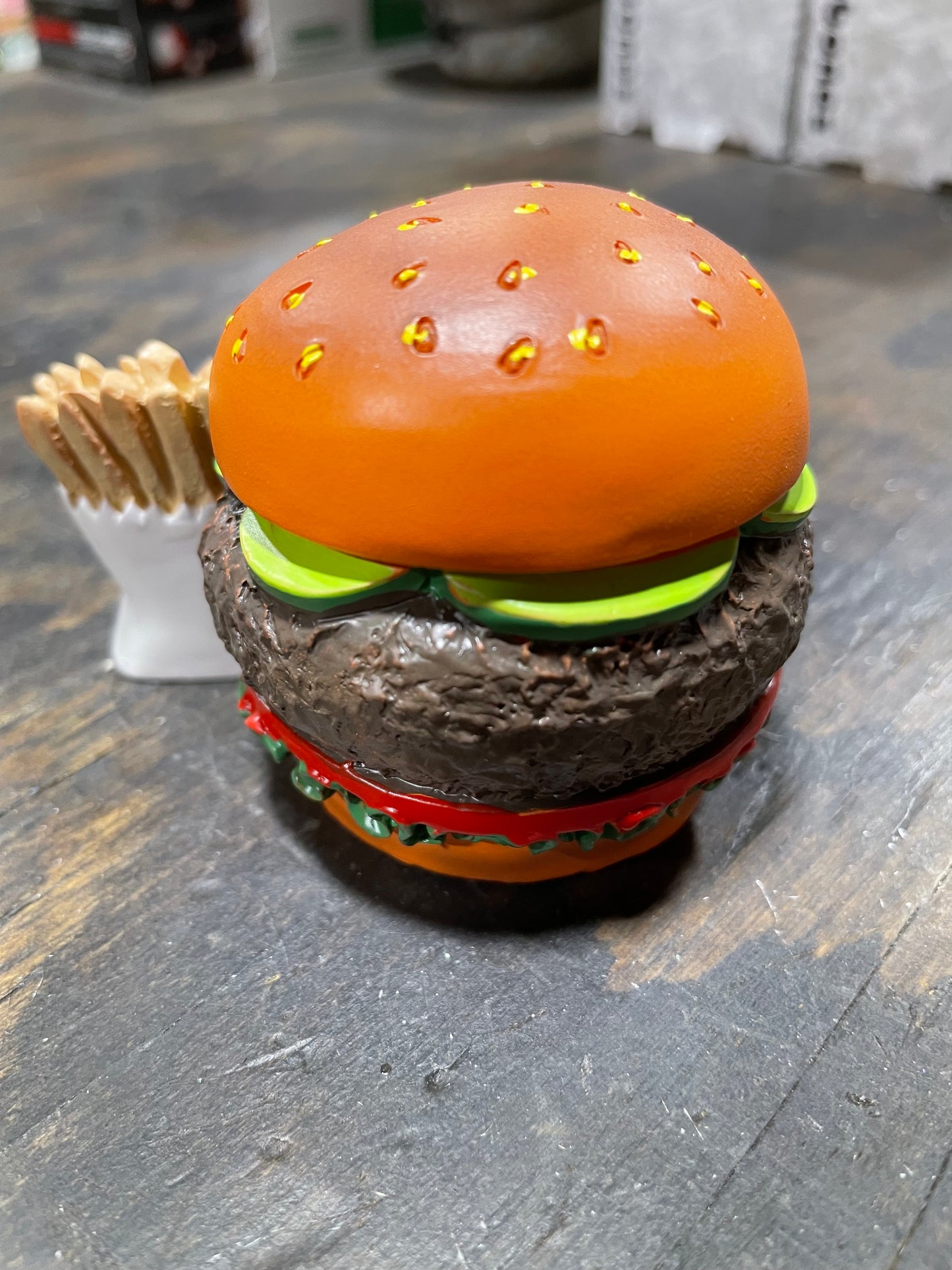 FURRYBONES BURGER FIGURINE