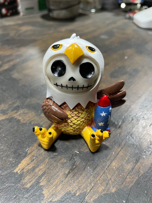 BALDIE THE EAGLE FURRYBONE FIGURINE