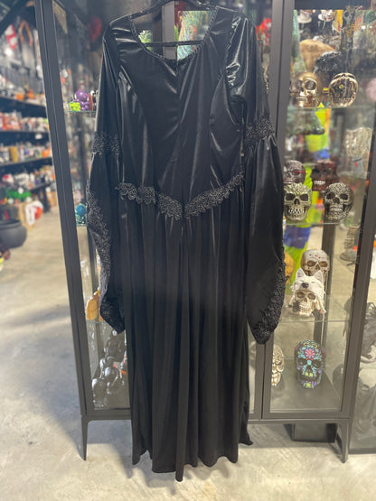 SINISTER LONG BLACK DRESS
