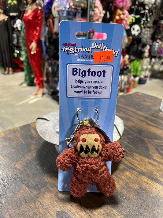 BIGFOOT STRING DOLL GANG KEYCHAIN