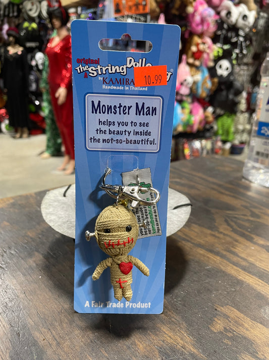 MONSTER MAN STRING DOLL GANG KEYCHAIN
