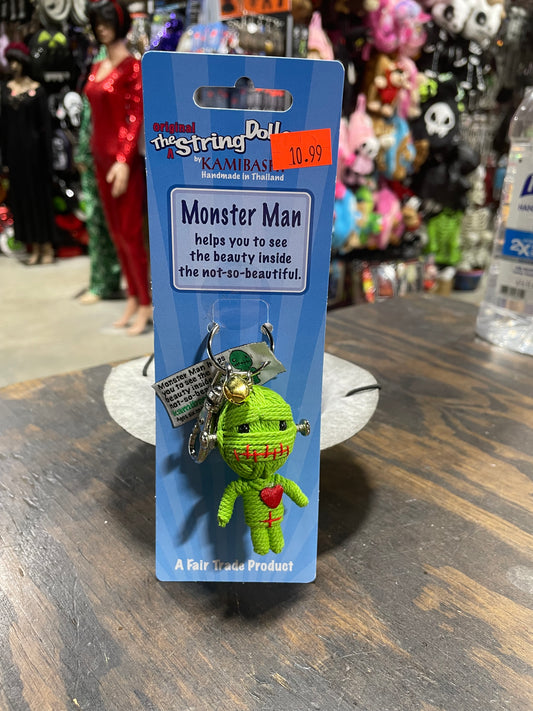 MONSTER MAN STRING DOLL KEYCHAIN
