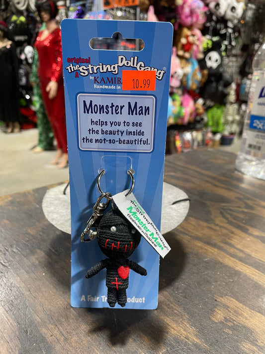 MONSTER MAN STRING DOLL GANG KEYCHAIN