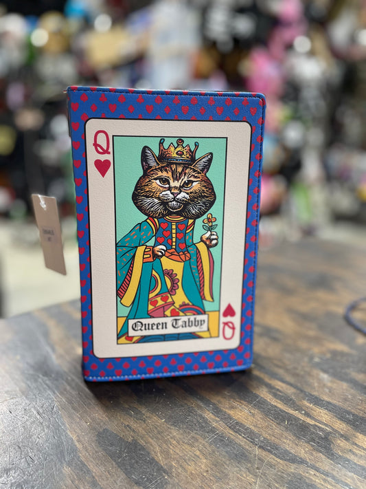 FELINE ROYAL CLUTCH BOOK PURSE