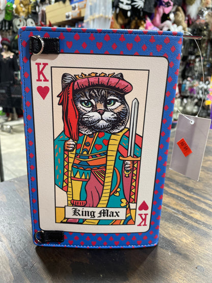 FELINE ROYAL CLUTCH BOOK PURSE