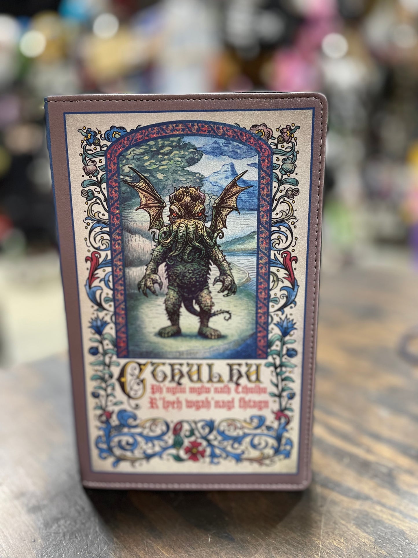 CUTHULU CLUTCH BOOK PURSE