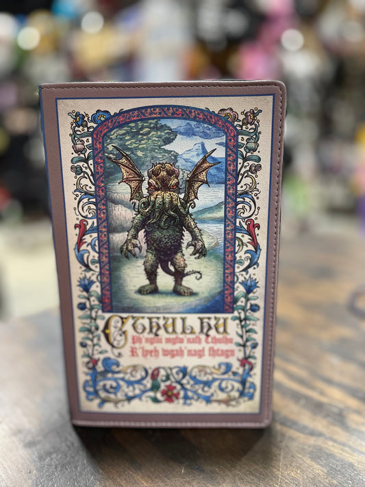 CUTHULU CLUTCH BOOK PURSE