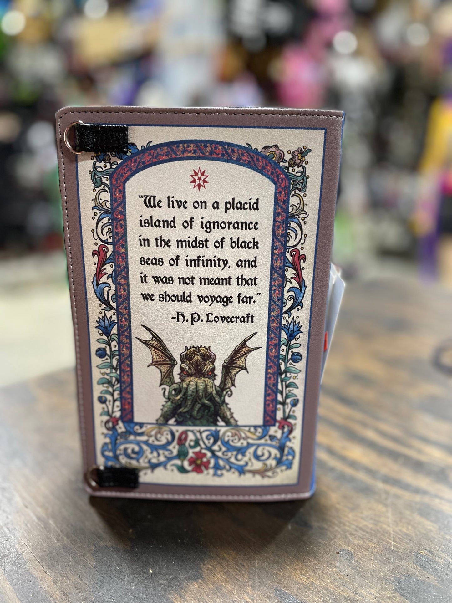 CUTHULU CLUTCH BOOK PURSE