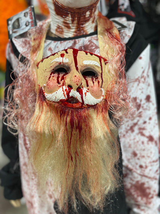ART THE CLOWN SANTA FACE