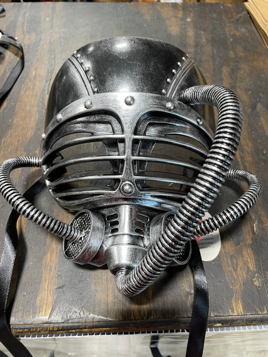 SILVER GAS WARRIOR MASK