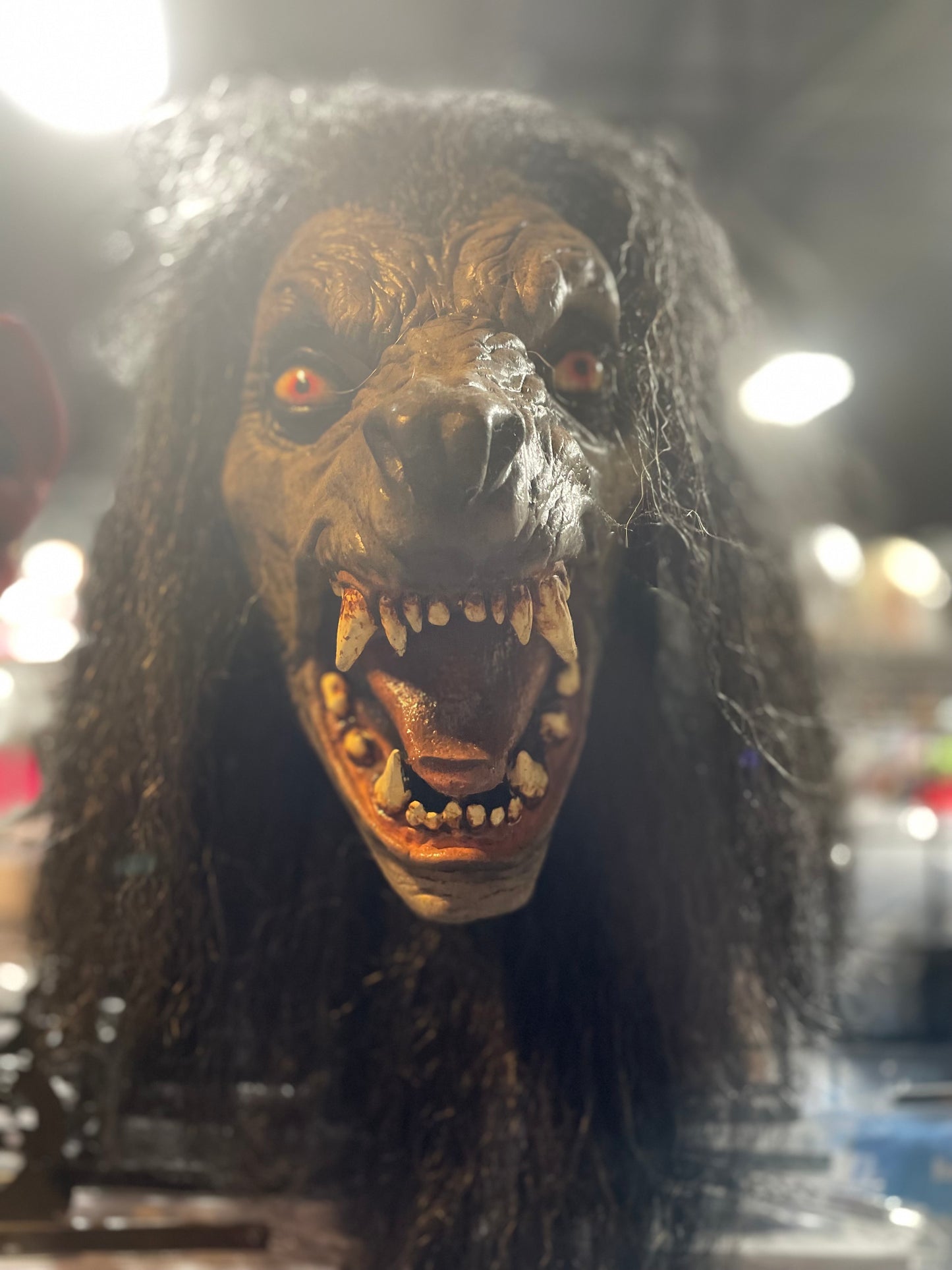 BLACK MOON WOLF MASK