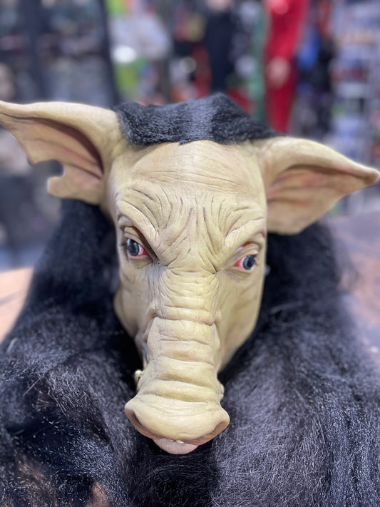 PIG MASK WITH HAIR
