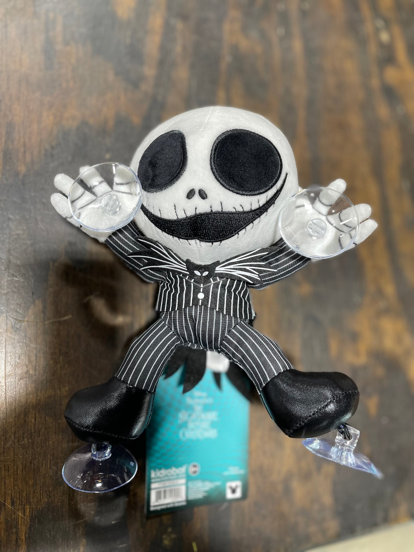 JACK SKELETON PLUSH WINDOW CLING
