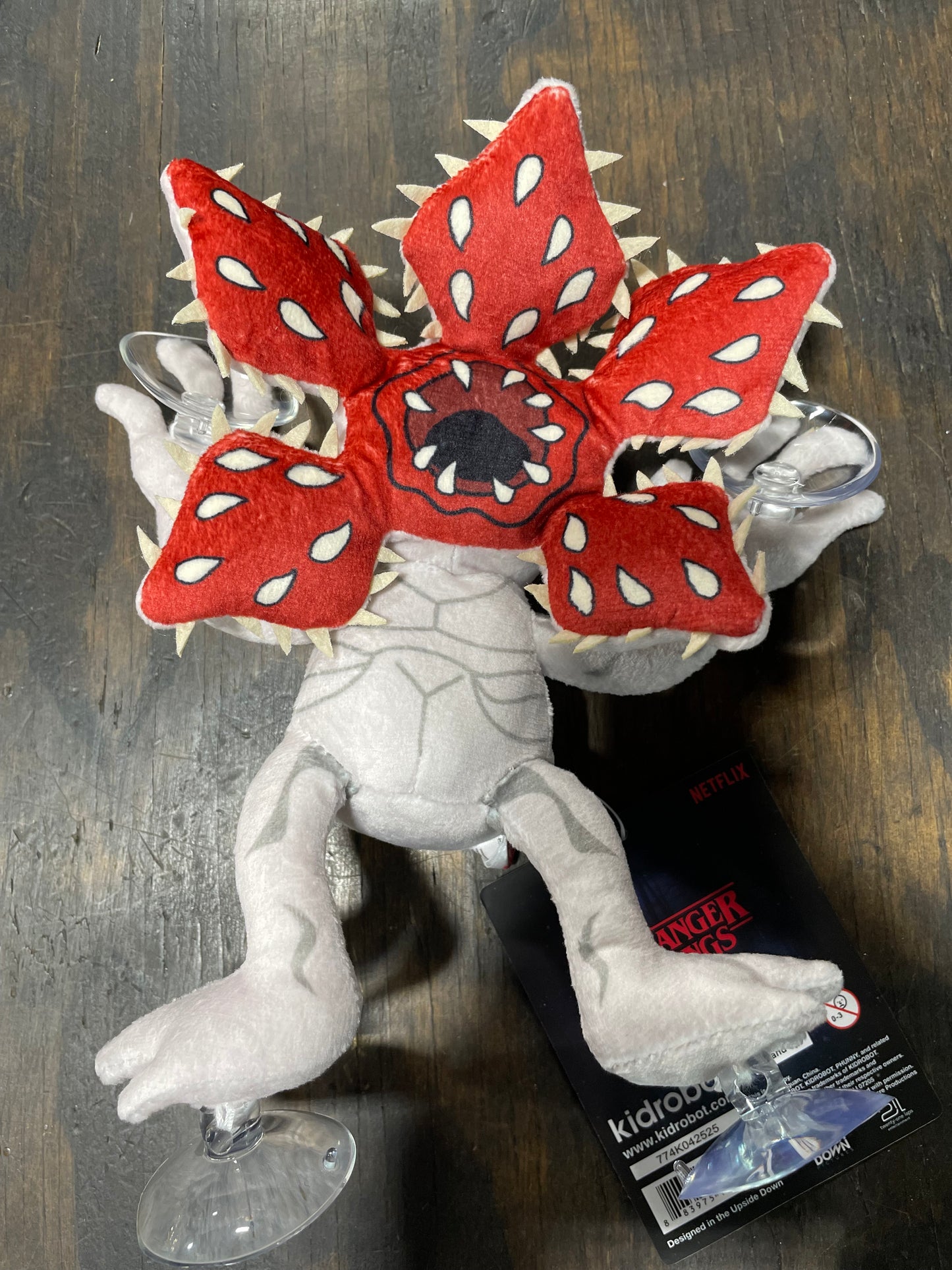 STRANGER THINGS WC DEMOGORGON PLUSH WINDOW CLING