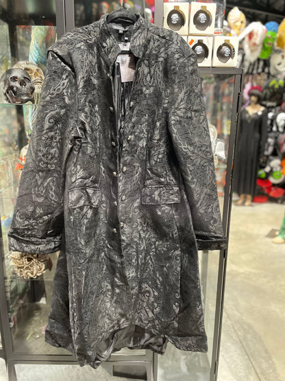 BROCADE MILITARY STYLE COAT