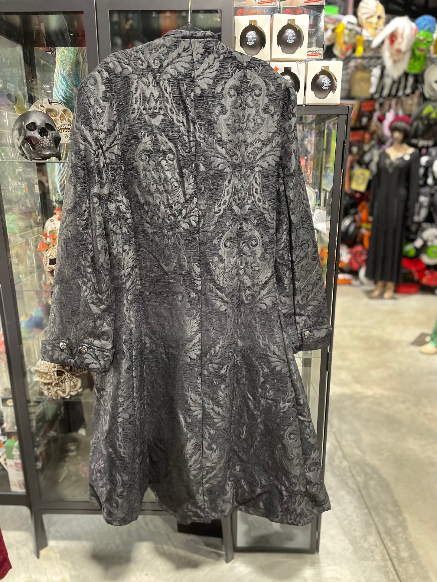 BROCADE MILITARY STYLE COAT