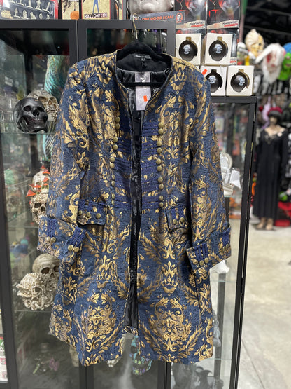 BROCADE MILITARY STYLE FROCK COAT