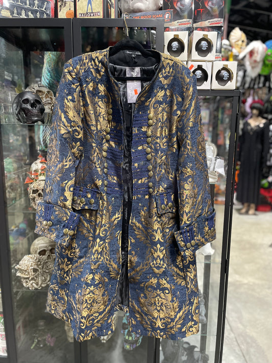 BROCADE MILITARY STYLE FROCK COAT