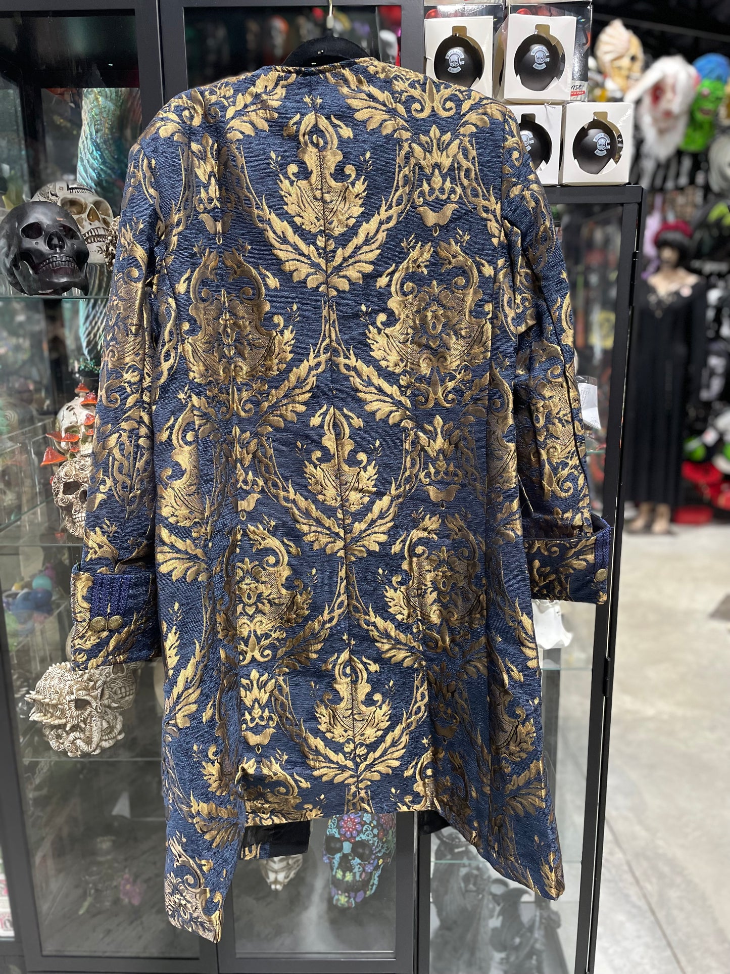 BROCADE MILITARY STYLE FROCK COAT