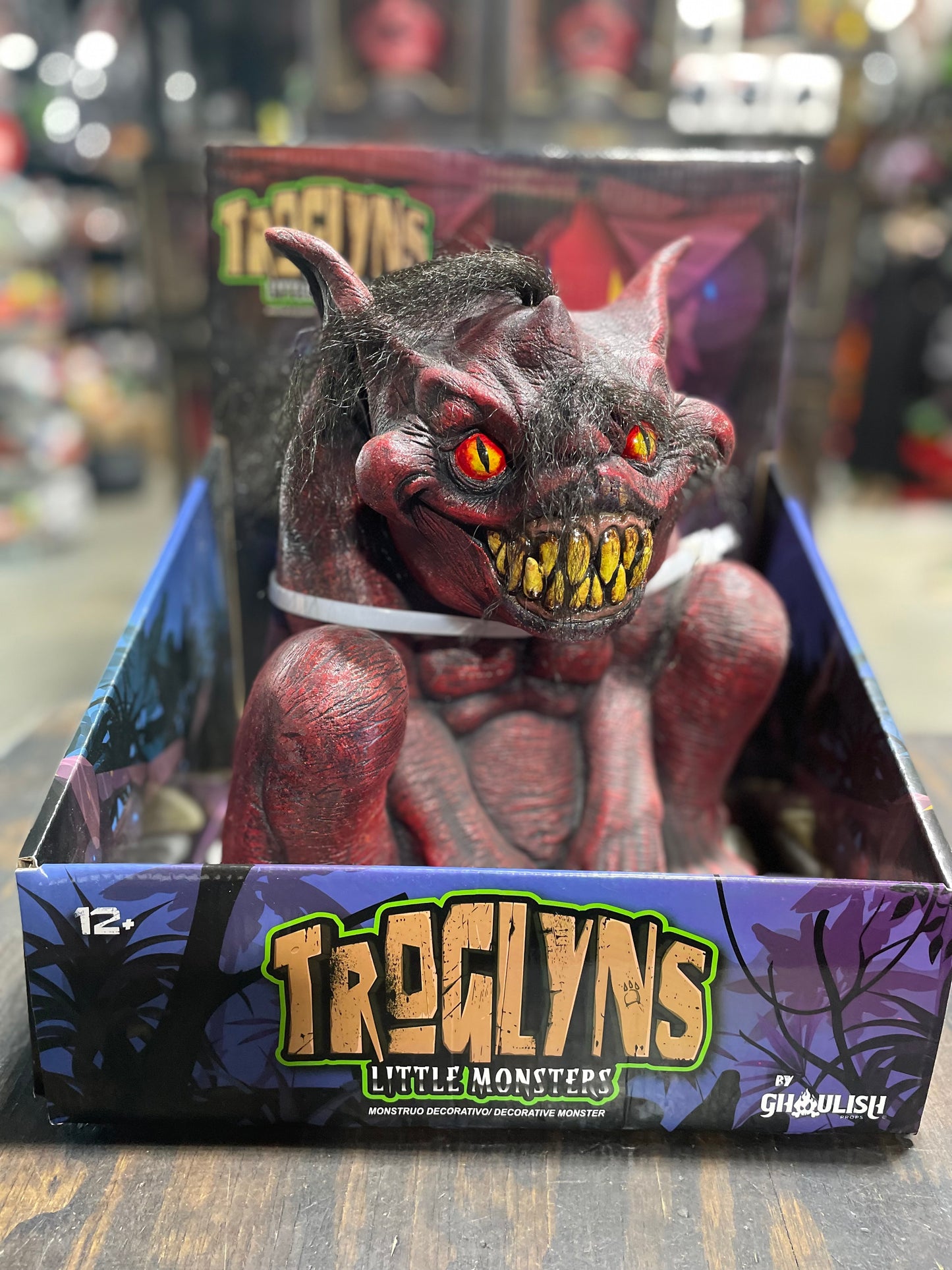 RED STONE TROGLYNS LITTLE MONSTER