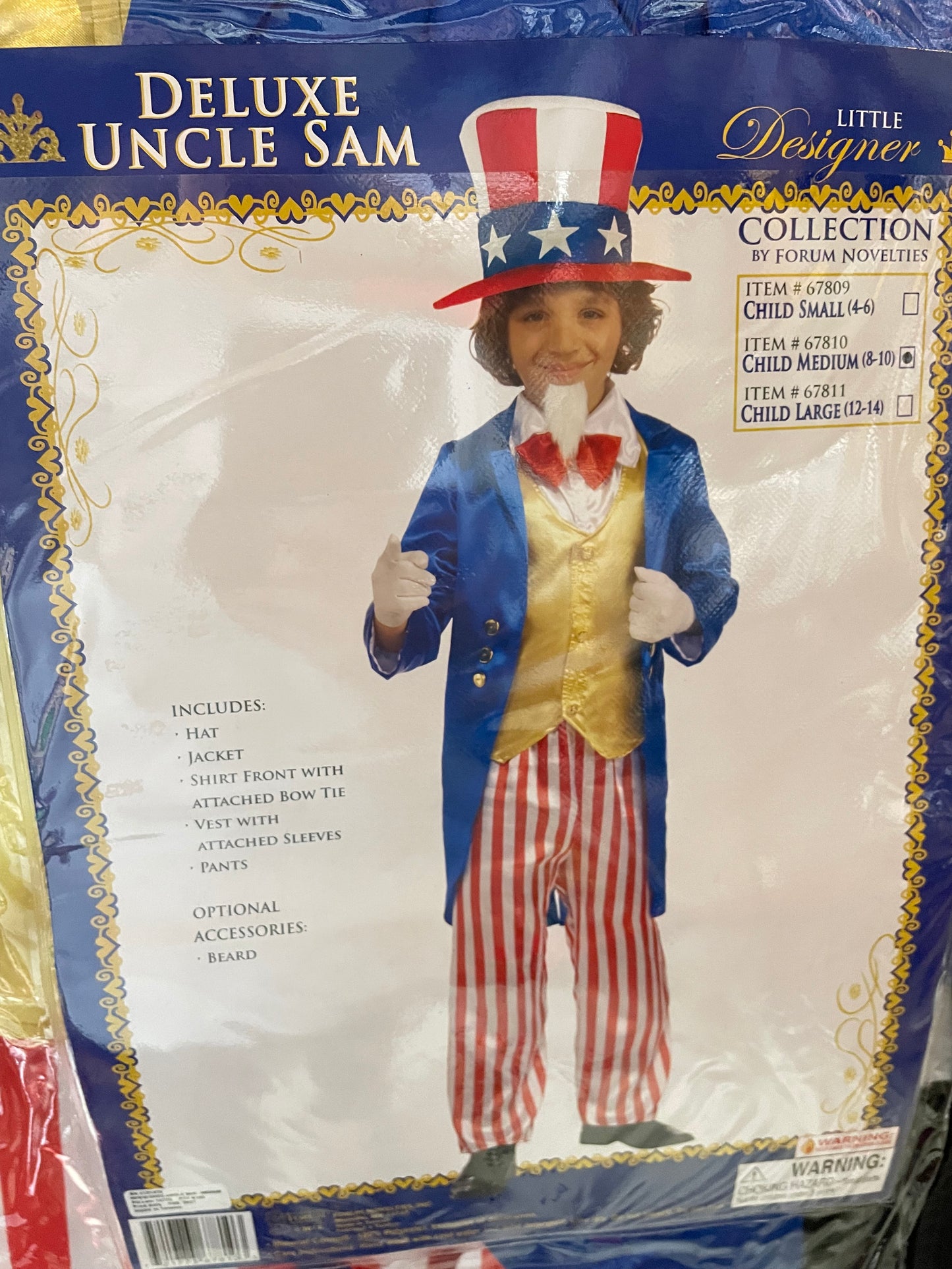 UNCLE SAM DELUXE COSTUME