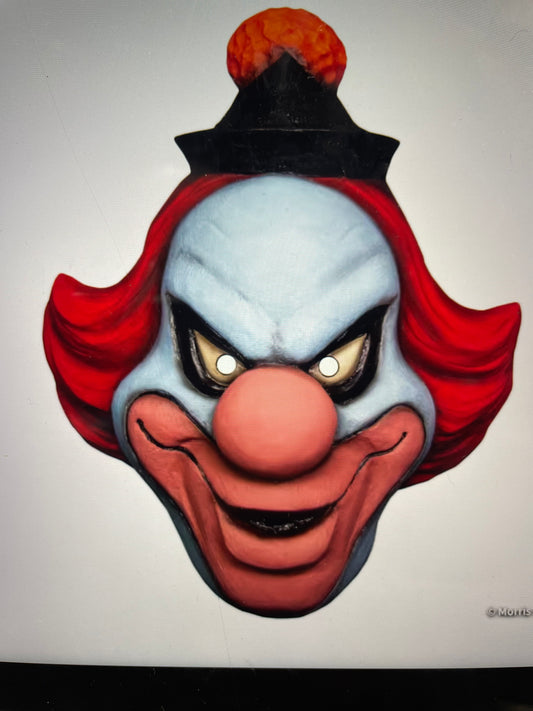 THE CLOWN VACUFORM MASK (SCOOBY DOO)