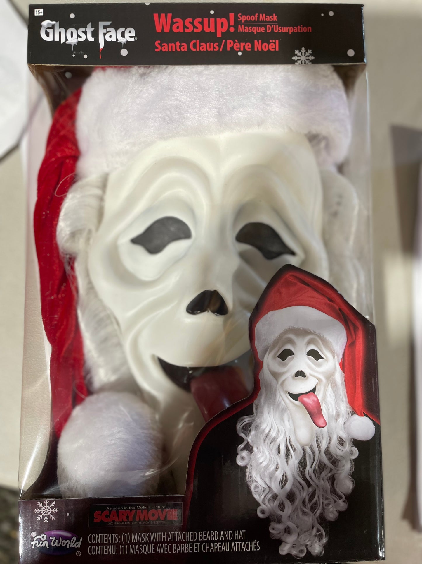 GHOSTFACE WASSUP! SPOOF MASK/ SANTA CLAUS