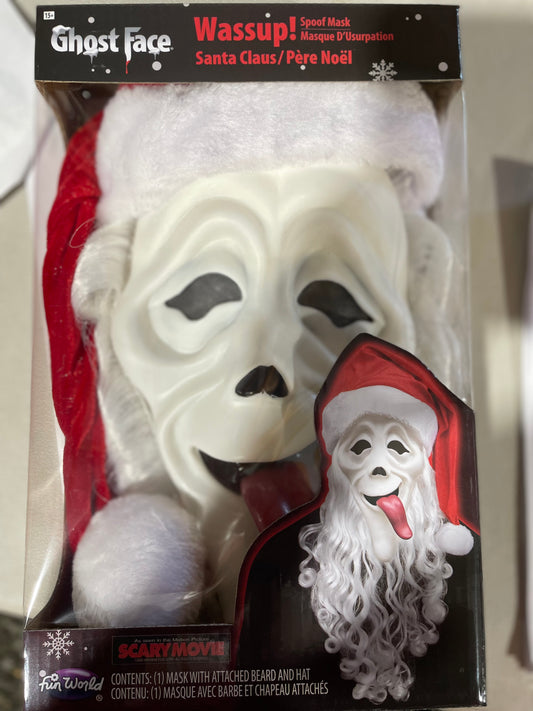 GHOSTFACE WASSUP! SPOOF MASK/ SANTA CLAUS