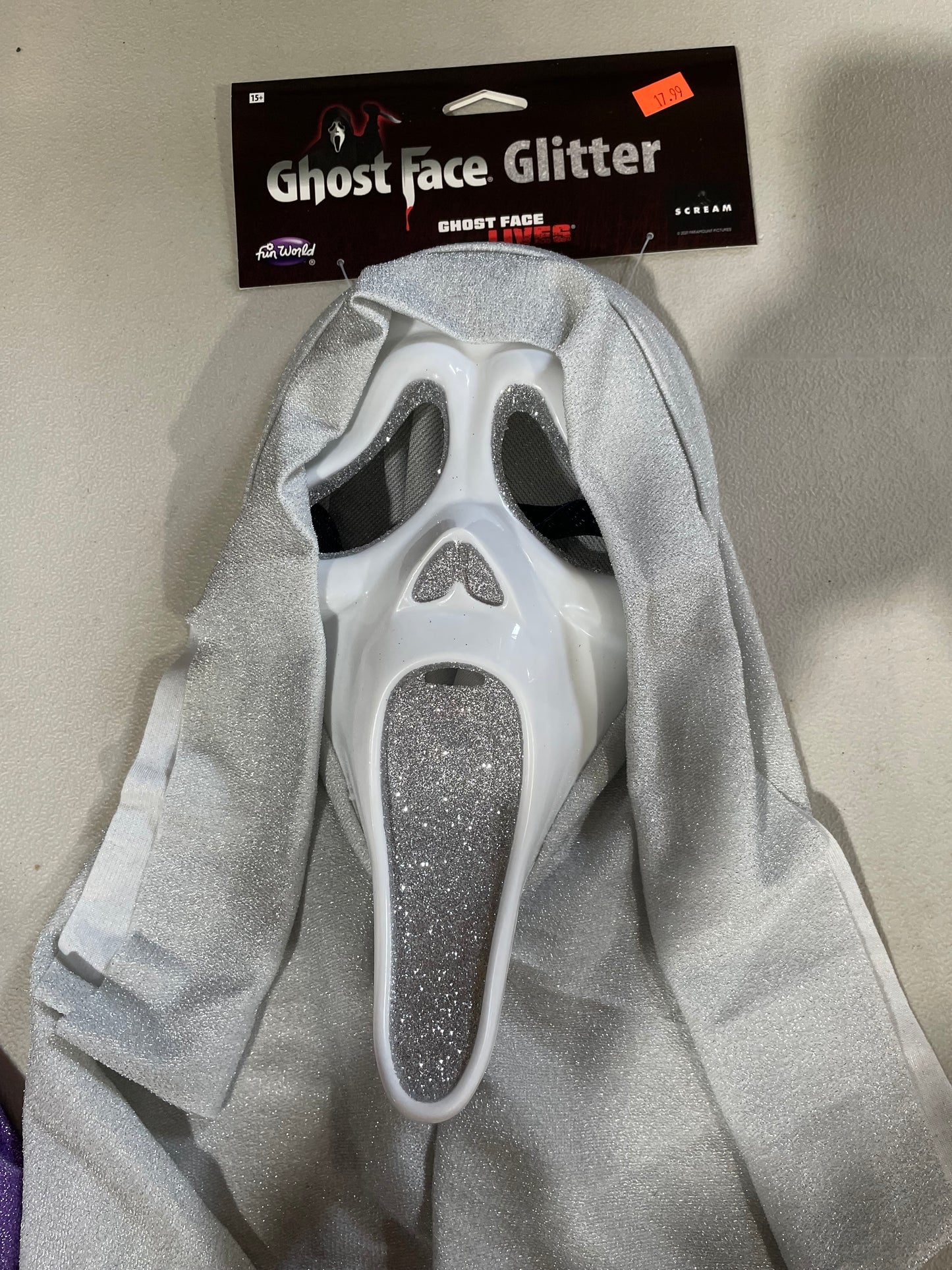 GHOSTFACE GLITTER MASK