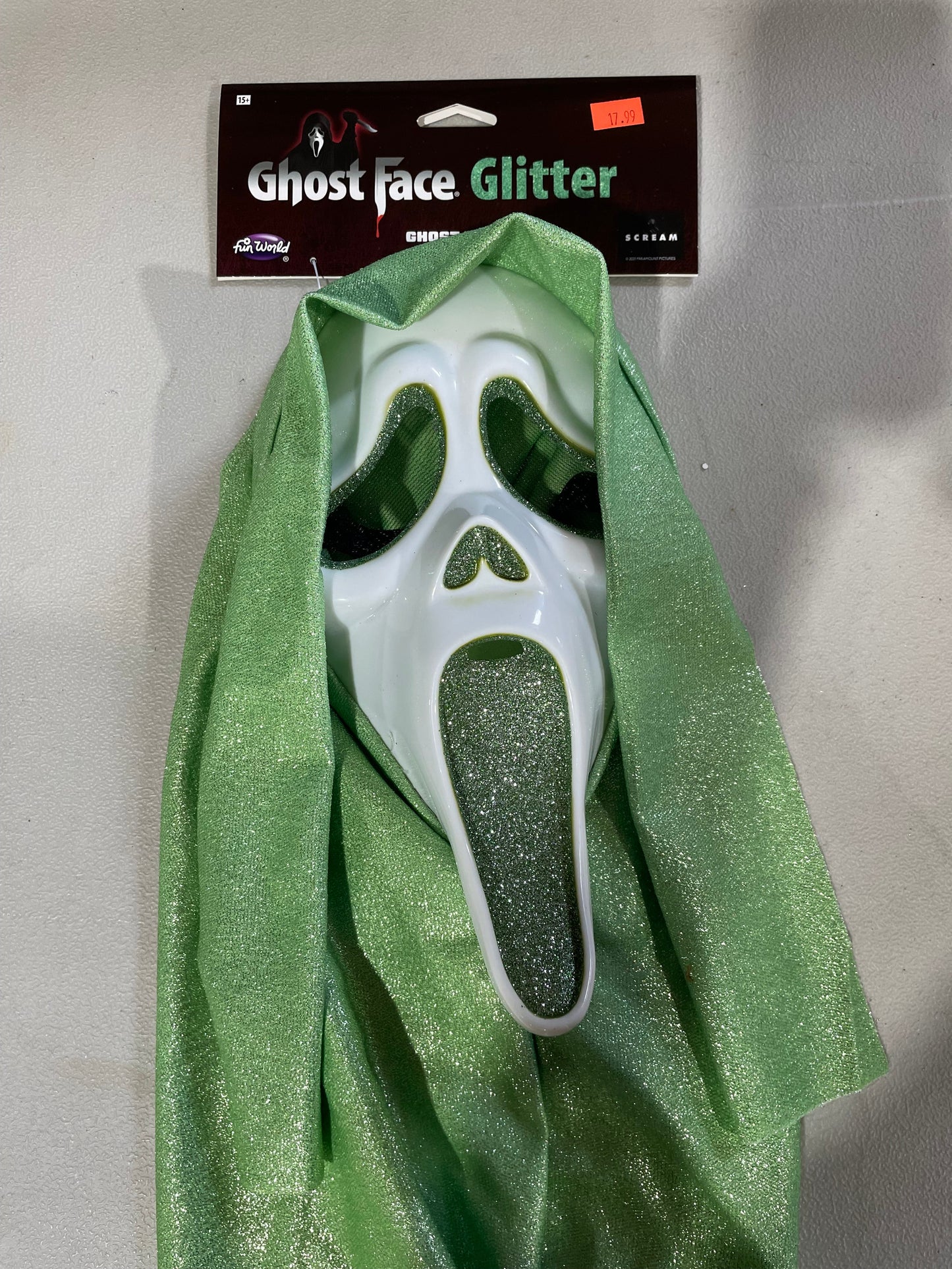 GHOSTFACE GLITTER MASK